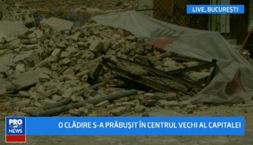 
	LIVE VIDEO! Alerta in Bucuresti! O cladire a cazut! Vezi imagini in direct din Centrul Vechi
