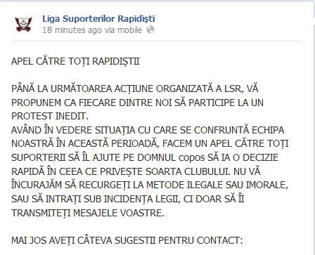 METODA unica de protest in Giulesti! Fanii vor sa-i incurce afacerile lui Copos! Liga Suporterilor a facut un APEL catre fani! Ce vor sa faca:_1