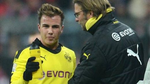 Borussia Dortmund Bayern Munchen Jurgen Klopp Mario Götze