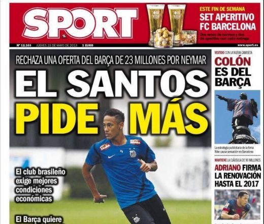 ISTERIE MONDIALA: Santos a refuzat A DOUA oferta a Barcelonei pentru Neymar. Decizia SOC a Realului:_2