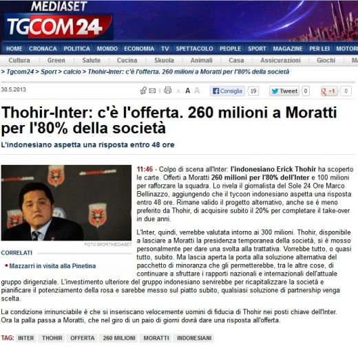 Un club URIAS din Europa isi schimba patronul! Ce propunere incredibila a primit Moratti pentru Inter_2