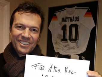 Matthaus, gata sa REVINA pe teren la 52 de ani! Fostul campion mondial a pus un pariu CIUDAT cu fanii sai! Ce le cere sa faca: