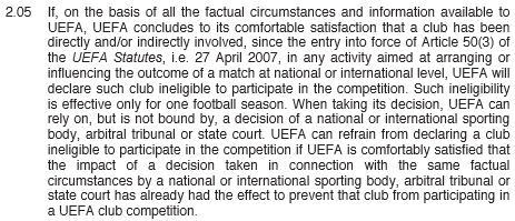 UEFA a deschis ancheta pentru a judeca situatia Stelei! Verdictul oficial se da pe 24! Cele 3 articole de regulament in baza carora se va lua o decizie:_3