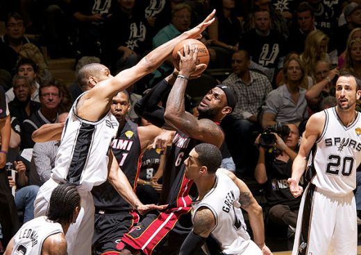Lebron James miami heat NBA San Antonio Spurs
