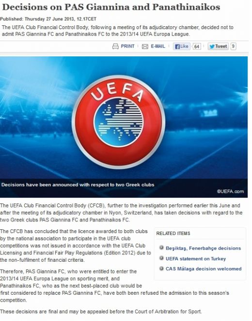 Inca o decizie BOMBA anuntata de UEFA astazi: doua echipe au fost EXCLUSE din Europa League! Anuntul care ii va innebuni pe cei mai fanatici ultrasi din Europa:_1