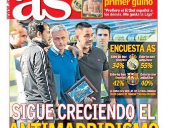 Fanii nu-l vor ierta NICIODATA pe Mourinho pentru asta! Real, din ce in ce mai URATA in Spania! Topul echipelor cu cei mai multi fani: