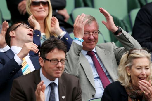Meci intre gentlemani cu suporteri HULIGANI! Sir Alex Ferguson s-a comportat ca un ULTRAS la meciul castigat de Murray! Atmosfera de senzatie la Wimbledon: FOTO_3