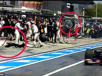 VIDEO Momente de GROAZA in Germania! Roata lui Webber s-a desprins din mers si a lovit un cameraman! Ce amenda a primit Red Bull: