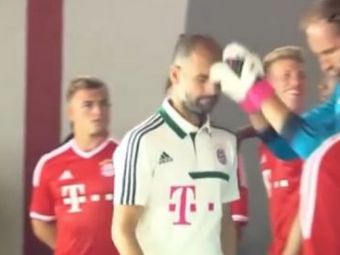 
	VIDEO! Pep, la un pas sa fie facut KO! Un jucator de la Bayern i-a dat un pumn in gura lui Guardiola! Crezi ca va mai juca vreun meci? :)
