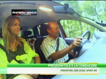 
	Basescu a facut show pe Dacia! Vezi test drive-ul presedintelui la PRO Motor
