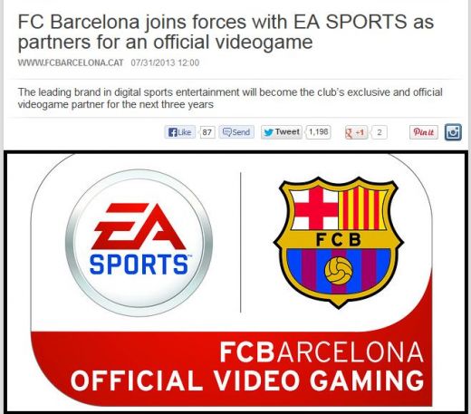Momentul pe care il asteptau toti fanii Barcelonei! ANUNTUL facut astazi de EA Sports inainte de lansarea FIFA 14:_1