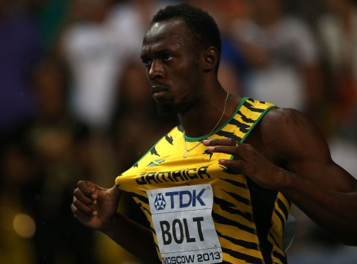 Dovada INCREDIBILA ca Bolt e un FULGER adevarat! Imaginea anului in sport! Ce a surprins un fotograf pe linia de sosire: Olivier Morin Usain Bolt