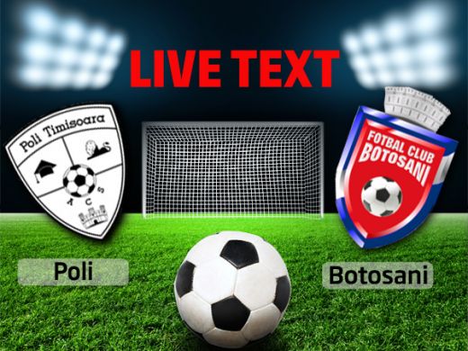 Poli Timisoara FC Botosani Liga I