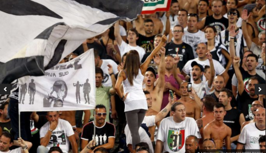 FOTO Juve si-a tras sefa de galerie FOTOMODEL! Incindente RASISTE! Peluza lui Lazio a fost inchisa dupa Supercupa!_3