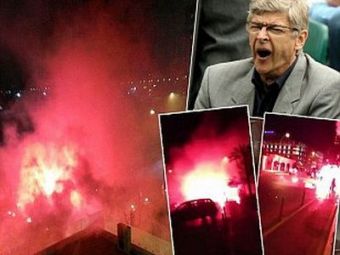 VIDEO Asediu la hotelul lui Arsenal! Turcii au terorizat toata noaptea vedetele lui Wenger! Ce au facut in fata hotelului: