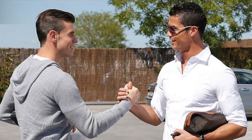O imagine de 200.000.000 de euro! Bale l-a primit pe Cristiano Ronaldo la baza de la Valdebeba FOTO_1