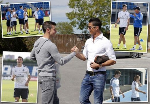 O imagine de 200.000.000 de euro! Bale l-a primit pe Cristiano Ronaldo la baza de la Valdebeba FOTO_2