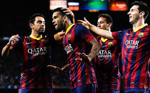 Barcelona uefa champions league Xavi Hernandez