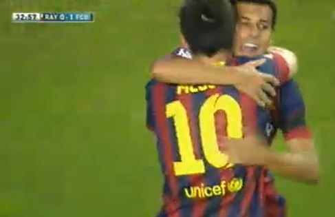 Neymar iar NU a avut noroc! Rayo Vallencano 0-4 Barcelona! Pedro a reusit un hat-trick! Valdes a aparat un penalty! VIDEO_2