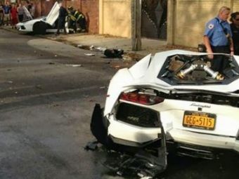 
	VIDEO Fara precedent! Lamborghini, RUPT in doua bucati dupa un accident banal! Imagini de groaza!
