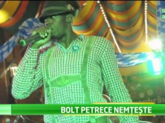 
	Cel mai rapid om de pe planeta, Bolt, a dat mai multe beri pe gat si s-a dat in spectacol la Oktoberfest! VIDEO
