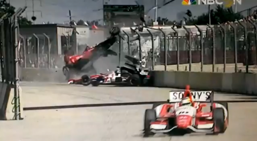 Indycar accident