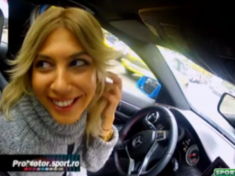 VIDEO ProMotor: Atentie, blonda buna la bord! Cum conduce cea mai BANDita voce din Romania.