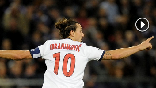 Zlatan Ibrahimovic PSG