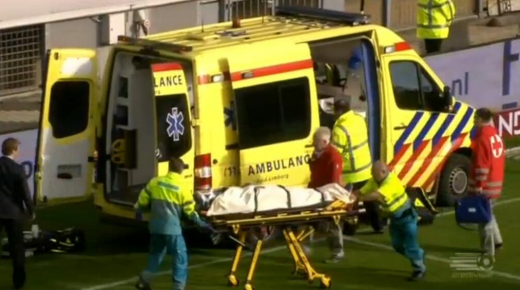 Imagini ingrozitoare in Olanda, la 2 ani dupa accidentarea lui Mihaita Nesu! Portarul lui PSV A MURIT pentru 30 de secunde! VIDEO_2