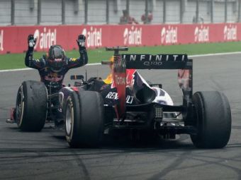 
	Vettel, avertizat, Red Bull a primit o amenda de 25.000 &euro; dupa ce pilotul german a castigat MP al Indiei care i-a adus titlul mondial!
