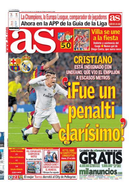 Ronaldo PLANGE dupa El Clasico: "A fost penalty clar!" Acuzatii dure dupa Real - Barca in Spania:_1