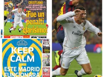 
	Ronaldo PLANGE dupa El Clasico: &quot;A fost penalty clar!&quot; Acuzatii dure dupa Real - Barca in Spania:
