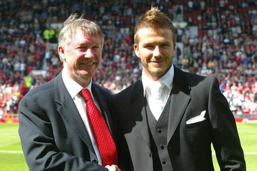 David Beckham Sir Alex Ferguson