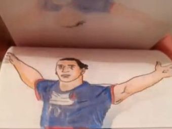 
	GENIAL! Ibrahimovic da sigur LIKE la asta! Un artist l-a facut erou in desene animate dupa un GOL MAGIC! VIDEO
