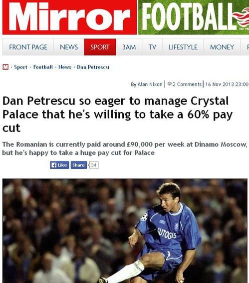 Ne place, place, PALACE | Dan Petrescu a acceptat SALARIUL propus de Crystal Palace! Ce contrat i-au oferit:_2