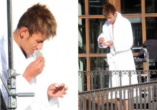 Ce fumeaza acolo? FOTO: Neymar, cel mai tehnic fotbalist la RULAT! Brazilianul a fost surprins in timp ce isi pregatea singur tigarile:_2