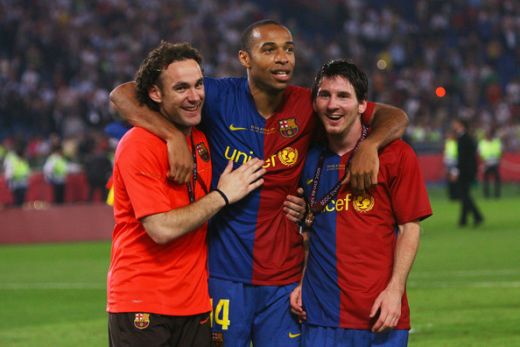 Lionel Messi Barcelona gabriel milito