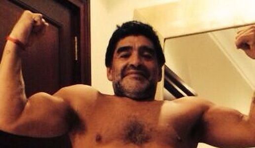 FOTO "Butoiasul ATOMIC" e un pachet de muschi! Maradona a mers la sala si s-a transformat in HULK la 53 de ani! Cum arata:_2