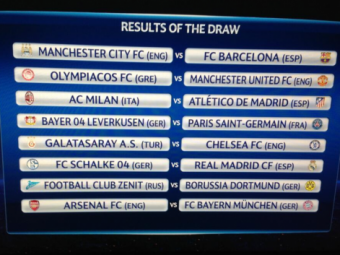 
	Meciuri nebune in optimi: City - Barca, Arsenal - Bayern Munchen, Leverkusen - PSG! Toate duelurile din Champions League:

