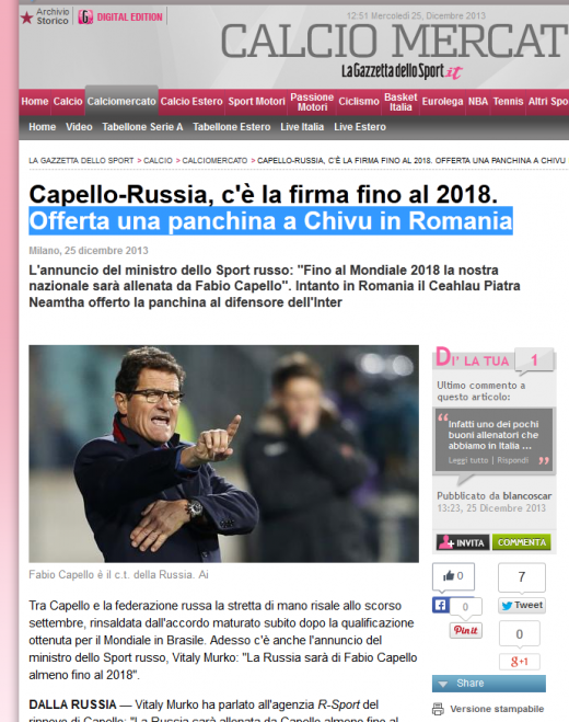 Italienii au aflat despre REVENIREA lui Chivu in Romania! "Afecerea e pe jumatate incheiata!" Ce scrie Gazzetta dello Sport despre oferta Ceahlaului:_2