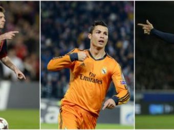 
	Ronaldo, El Pistolero! Starul Realului, spaima portarilor; portughezul e lider detasat in clasamentul marcatorilor din 2013! Messi poate pierde podiumul! Vezi topul: 
