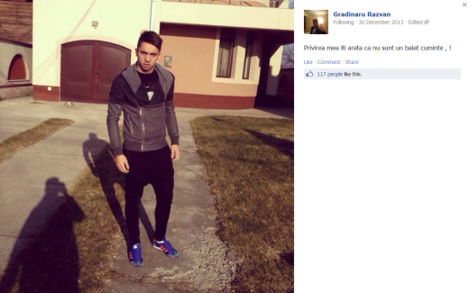 Golgheterul Stelei in Champions League face "senzatie" pe Facebook! Bine ca nu ii vede Gigi profilul :)) Ce poze isi posteaza pustiul Gradinaru_1