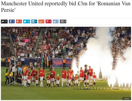 "Este Van Persie de Romania" OFERTA de 3 milioane de lire de la Manchester United pentru un jucator din Liga I:_2