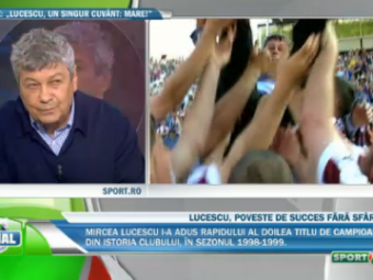 
	Mircea Lucescu, invitat SPECIAL la Sport.ro! A privit emotionat imaginile de cand a luat titlul cu Rapid: &quot;Suporterii au facut o mare greseala ca l-au inlaturat pe Copos&quot;
