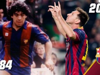 
	Aceeasi zi, aceeasi poveste, dar la 30 de ani diferenta! Messi si Maradona, destine asemanatoare! Ce a reusit Leo Messi aseara:
