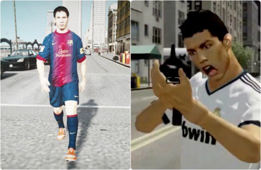 CE NEBUNIE! Cristiano Ronaldo si Messi apar in GTA 4! Imaginile care i-au innebunit pe fanii jocurilor pe calculator! VIDEO_2