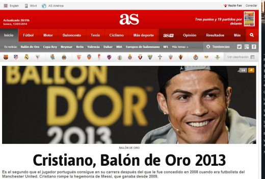 CR7 e IDOL! "Ronaldo, noul rege al fotbalului!" Ce au scris cele mai celebre publicatii din lume dupa decenarea premiilor:_1