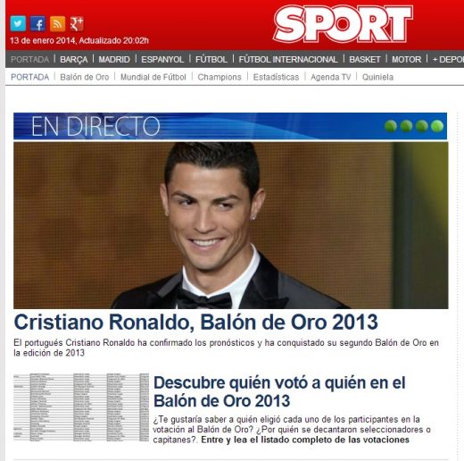 CR7 e IDOL! "Ronaldo, noul rege al fotbalului!" Ce au scris cele mai celebre publicatii din lume dupa decenarea premiilor:_7