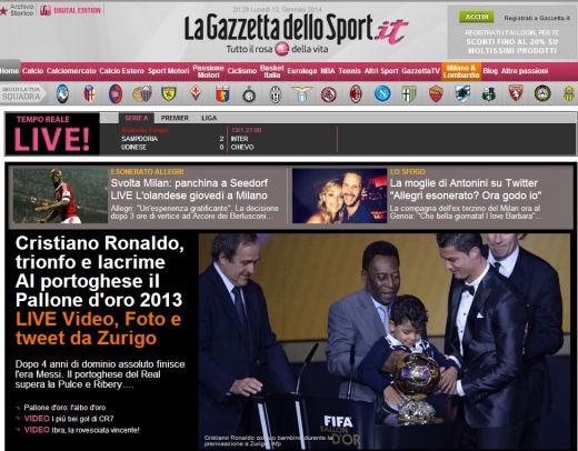 CR7 e IDOL! "Ronaldo, noul rege al fotbalului!" Ce au scris cele mai celebre publicatii din lume dupa decenarea premiilor:_8