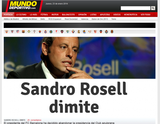 OFICIAL! Sandro Rosell si-a dat demisia din cauza afacerii Neymar! "Familia mea a fost amenintata!"_2